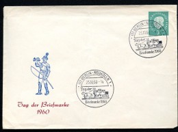 BERLIN PU21 C1/001 Privat-Umschlag TAG BRIEFMARKE Berlin-Neukölln Sost. Postkutsche1960  NGK 20,00 € - Private Covers - Used
