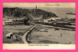 Delcampe - Steamer Point No. 2- Aden - Hôtel De L´Europe -  I. BENGHIAT SON - 1909 - Jemen