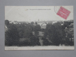 Delcampe - Ref4021 JU CPA De Chatelus Malvaleix (Limousin) - Vue Générale Du Village - N°393 1903 1905 - Chatelus Malvaleix