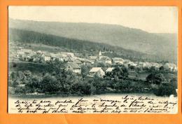 FRV-08 Mont-la-Ville, Pied Du Jura, District Cossonay, Vue Générale. CAchet 1905, Timbre Décollé, Petit Pli. - Cossonay