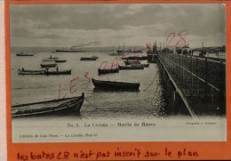 Delcampe - CPA ESPAGNE LA COROGNE   LA CORUNA  Muelle De Hierro   AVR 2015  DIV  799 - La Coruña