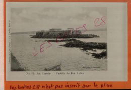 Delcampe - CPA ESPAGNE LA COROGNE   LA CORUNA   Castillo De San Anton    AVR 2015  DIV  803 - La Coruña