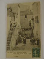 Delcampe - CORSE-CALVI-UNE VIEILLE RUE DE CALELLO ED PASCAL ORSONI-ANIMEE - Calvi