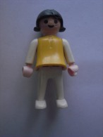 1 FIGURINE FIGURE DOLL PUPPET DUMMY TOY IMAGE POUPÉE - GIRL PLAYMOBIL GEOBRA 1981 - Playmobil