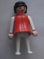 1 FIGURINE FIGURE DOLL PUPPET DUMMY TOY IMAGE POUPÉE - GIRL PLAYMOBIL GEOBRA 1974 - Playmobil