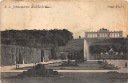 Z15931 Austria Vienna Schonbrunn Castle Schlossgarten Garden Gloriette Water Fountain - Schloss Schönbrunn