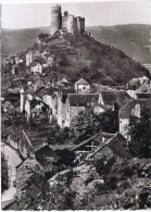 Delcampe - Cpsm  NAJAC VUE GENERALE DU CHATEAU FEODAL (1110-1252) - Najac