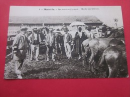 Carte Postale Reproduction Marseille Les Nouveaux Abattoirs-marché Aux Chevaux - Quartiers Nord, Le Merlan, Saint Antoine