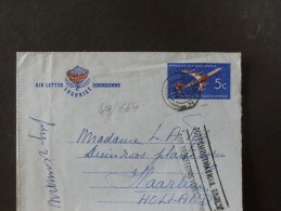 49/664  AEROGRAMME   AFRIQUE DU SUD - Poste Aérienne