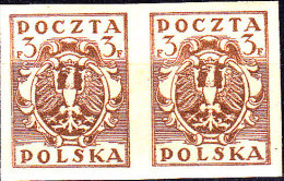 POLAND 1919 Fi 85 Pair Mint Never Hinged - Ungebraucht