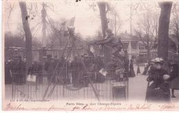 Delcampe - Paris Vécu- Aux Champs Elysées -  Balançoires Pour Enfants -ed. L J & Cie - Champs-Elysées