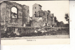 F 57340 DALHEIM / DALHAIN, Ruine, 1915, Deutsche Feldpost - Chateau Salins