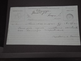 COLLECTION SUR TELEGRAMME - TELEGRAMME DE KAYES( SOUDAN) 1 Janvier 1900 A VOIR  LOT P3524 - Briefe U. Dokumente