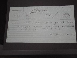 COLLECTION SUR TELEGRAMME - TELEGRAMME DE KAYES( SOUDAN) 1 Janvier 1900 A VOIR  LOT P3524 - Covers & Documents