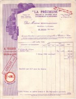 Delcampe - CHALON SUR SAÔNE - HUILES & GRAISSES POUR AUTOMOBILES & INDUSTRIES - LA PRECIEUSE - J. GUILLOT 1926 - Automobile
