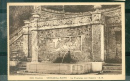 Delcampe - N°318 ( Dauphiné ) URIAGE LES BAINS - La Fontaine (par Sappey)    - RAF89 - Uriage