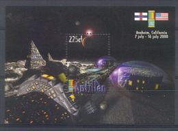 Mns1319 TRANSPORT TOEKOMSTIGE RUIMTEVAART SPACE SPACESHUTTLE ANAHEIM NEDERLANDSE ANTILLEN 2000 PF/MNH - Sud America