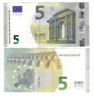 NEW 5 € 2013 ITALIA SERIE SB Mario Draghi FDS UNC DA MAZZETTA S001 Cod.€.122 - 5 Euro