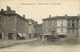 Delcampe - Depts Div -haute Loire -ref AA287- Brioude -place Du Postel -cafe Militaire Et Cafe De La Liberté- Carte Bon Etat - - Brioude