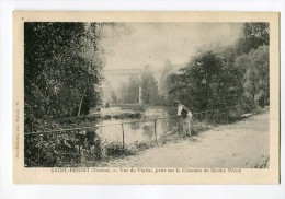 Ref 196 - SAINT-BENOÎT - Vue Du Viaduc Prise Sur La Chaussée Du Moulin Véron - Saint Benoit