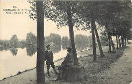 Delcampe - Depts Divers- Yvelines -ref AA850- Meulan - Quai Du Lac - Enfant - Theme Enfants - Carte Bon Etat - - Meulan