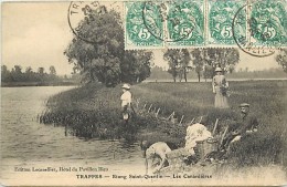 Delcampe - Depts Divers- Yvelines -ref AA848- Trappes Etang De Saint Quentin - Les Canardieres - Laveuse - Theme Laveuses - - Trappes