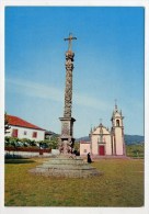Delcampe - VALE DE CAMBRA - Cruzeiro De Roge E Igreja  (2 Scans) - Aveiro