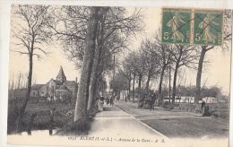 Delcampe - 37  Blere    Avenue De La Gare - Bléré