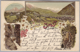 Delcampe - AK AT Tirol IMST 1901-07-07 Gruss Aus Imst Arlbergbahn Litho A. Gstrein #5262 - Imst