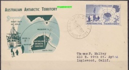 AAT 1957 GPO Sydney FDC Ca 27 Mr 57 (21117) - FDC