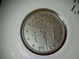 Belgique 1 Franc 1928 FR - 1 Franc