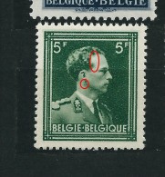 N° 646  Léopold III  Avec Charnière (x)   Beaucoup De Points !!!                         (catalogue Varibel) - Zonder Classificatie