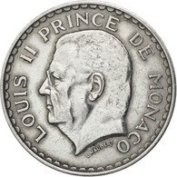 Monnaie, Monaco, Louis II, 5 Francs, 1945, TB, Aluminium, KM:122, Gadoury:135 - 1922-1949 Luigi II