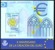 Spain. 2009. Euro Anniv. - Blocs & Feuillets