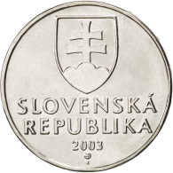 Monnaie, Slovaquie, 2 Koruna, 2003, SPL, Nickel Plated Steel, KM:13 - Slowakije