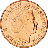 Monnaie, Jersey, Elizabeth II, 2 Pence, 2008, SPL, Copper Plated Steel, KM:104 - Jersey