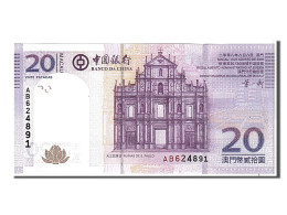 Delcampe - Billet, Macau, 20 Patacas, 2008, NEUF - Macao