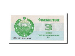 Billet, Uzbekistan, 3 Sum, 1992, NEUF - Uzbekistan