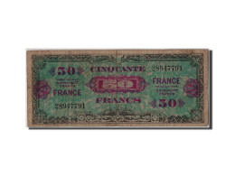 Billet, France, 50 Francs, 1945 Verso France, 1945, 1945-06-04, B+ - 1945 Verso Francia