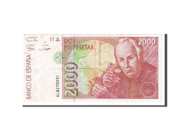 Billet, Espagne, 2000 Pesetas, 1992, 1992-04-24, TTB+ - [ 4] 1975-… : Juan Carlos I