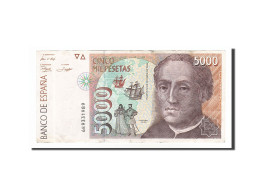 Billet, Espagne, 5000 Pesetas, 1992, 1992-10-12, SUP - [ 4] 1975-… : Juan Carlos I