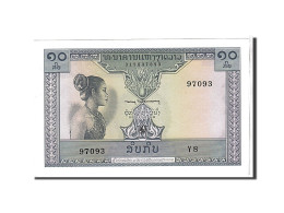 Delcampe - Billet, Lao, 10 Kip, 1962, KM:10b, NEUF - Laos