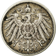 Monnaie, GERMANY - EMPIRE, Wilhelm II, Mark, 1904, Karlsruhe, TB+, Argent, KM:14 - 1 Mark