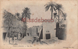 Delcampe - ALGERIE - BISKRA - Une Rue - Lot De 4 - 8 Photos - Biskra