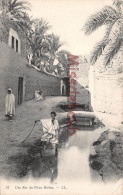 Delcampe - ALGERIE - BISKRA - Une Rue  Du Vieux Biskra  - 1909-  2 Photos - Biskra