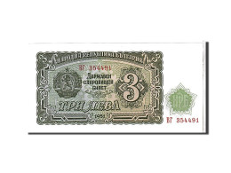 Billet, Bulgarie, 3 Leva, 1951, KM:81a, NEUF - Bulgarije