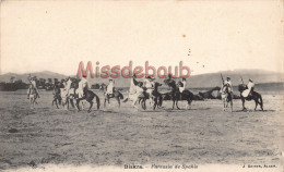 Delcampe - ALGERIE - BISKRA - Fantasia De Spahis - 1917 -  2 Photos - Biskra