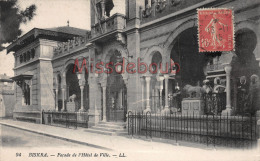 Delcampe - ALGERIE - BISKRA -   PFaçade De L'Hôtel De Ville - 2 Photos  - 1915 - Biskra