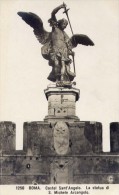 Roma - Castel Sant'angelo - La Statua Di S.michele Arcangelo - 1250 - Formato Piccolo Non Viaggiata - Castel Sant'Angelo