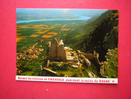 Delcampe - CPM  07   RUINES DU CHATEAU DE CRUSSOL DOMINANT LA VALLEE DU RHONE      NON VOYAGEE    CARTE EN TRES BON ETAT - Saint Péray
